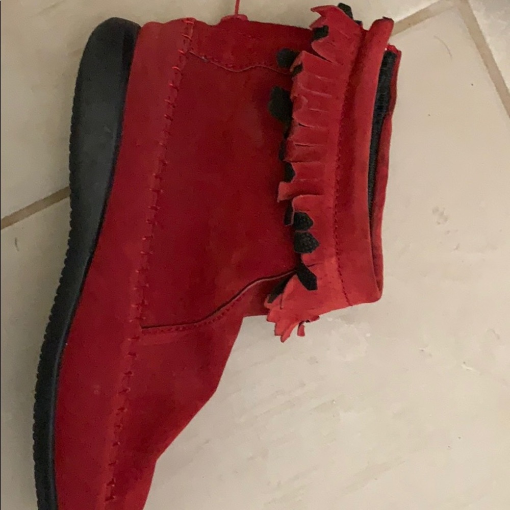 Red booties - Picture 2 of 4